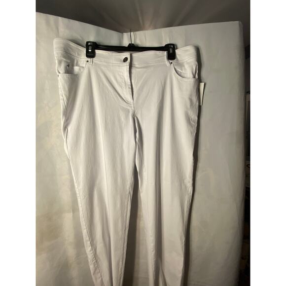 Women's 89th + Madison White Stretch Jeans Size 16 Inseam 29 in NWT - Picture 2 of 15